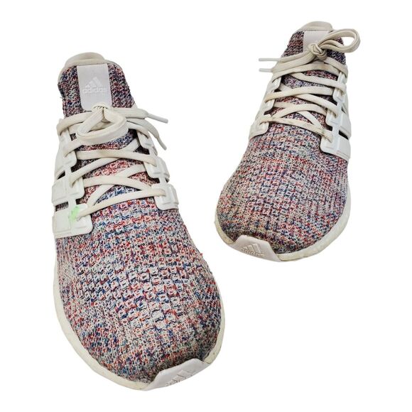 ADIDAS Shoes ULTRABOOST 4.0 Womens Size 10.5 White Multicolor Running DB3198 - Picture 3 of 13